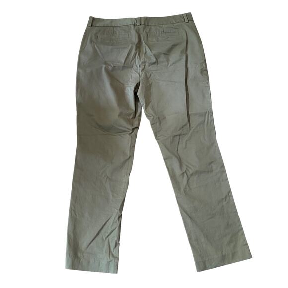 Lands' End Fit 2 Straight Leg Khaki Chino Pants sz 14 khaki preppy teachercore - Picture 6 of 8